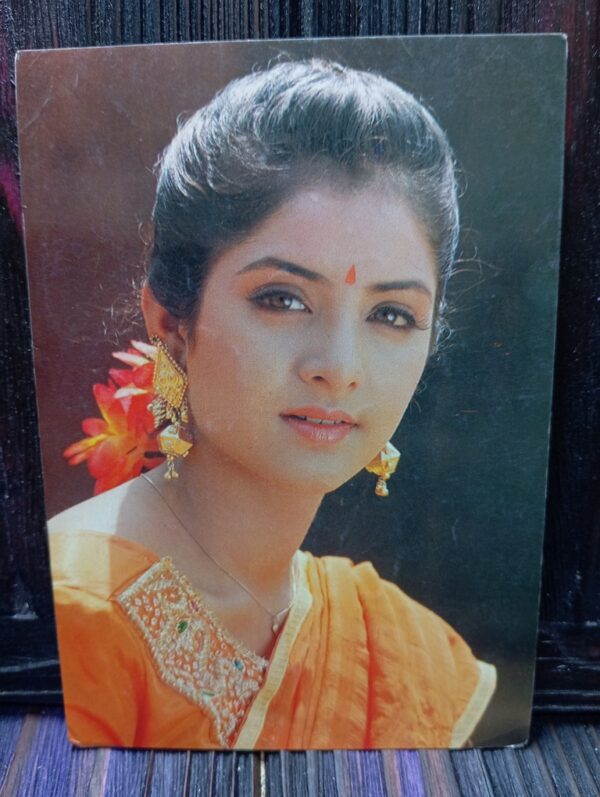 Divya Bharati* Vintage Bollywood Postcard * (PS) (PC-1797)