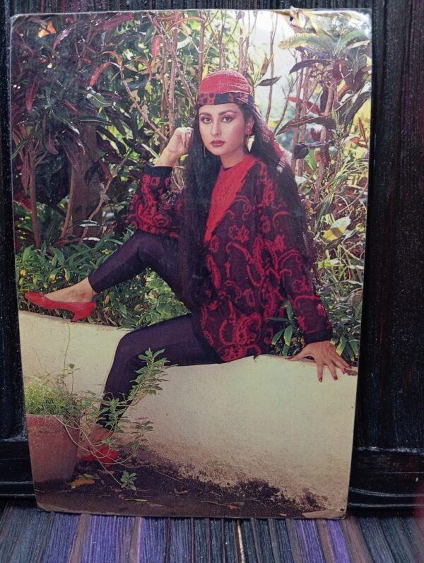 Poonam Dhillon * Vintage Bollywood Postcard * (PC) (PC-622)