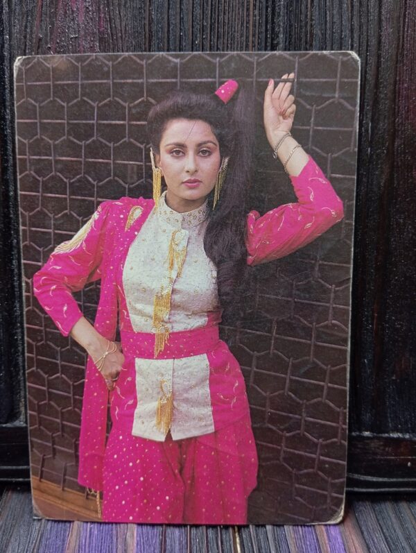 Poonam Dhillon * Vintage Bollywood Postcard * (PC) (PC-1262)