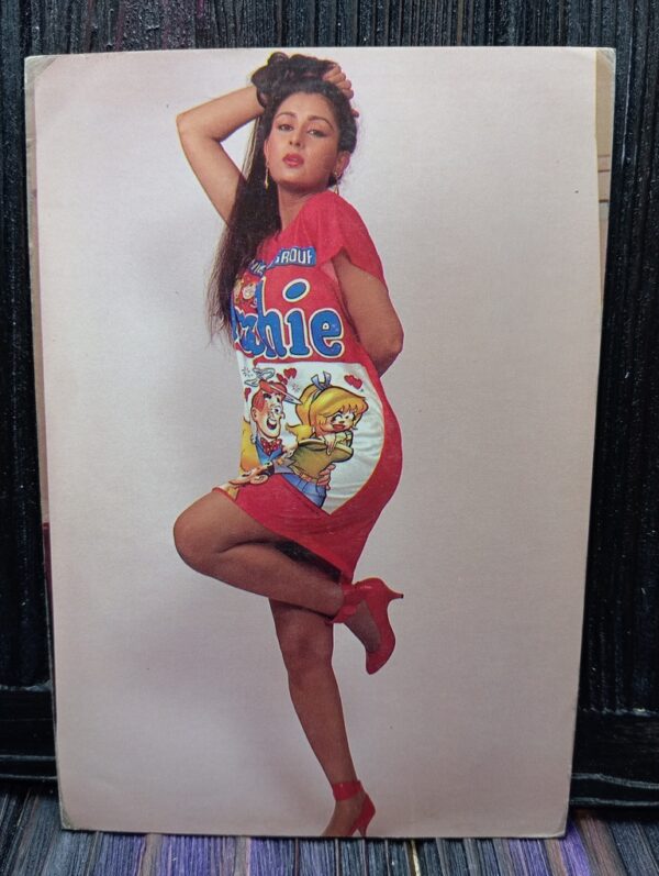 Poonam Dhillon * Vintage Bollywood Postcard * (PC) (PC-699)