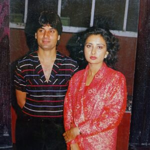 Poonam Dhillon Mohsin Khan * Vintage Bollywood Postcard * (BAP) (1884)
