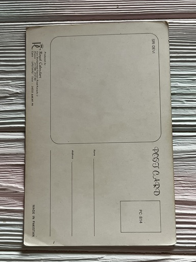 Sridevi * Vintage Bollywood Postcard * (RC) (PC-814) - Image 2