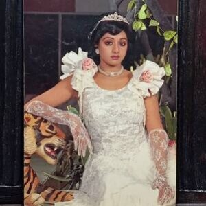 Sridevi * Vintage Bollywood Postcard * (RC) (PC-814)
