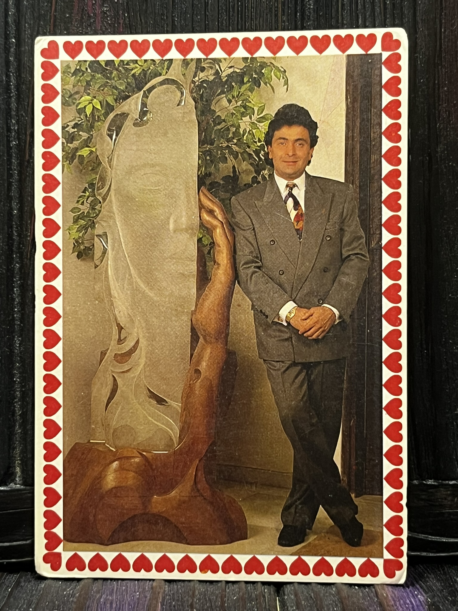 Rishi Kapoor * Vintage Bollywood Postcard * (Jain) (4639)