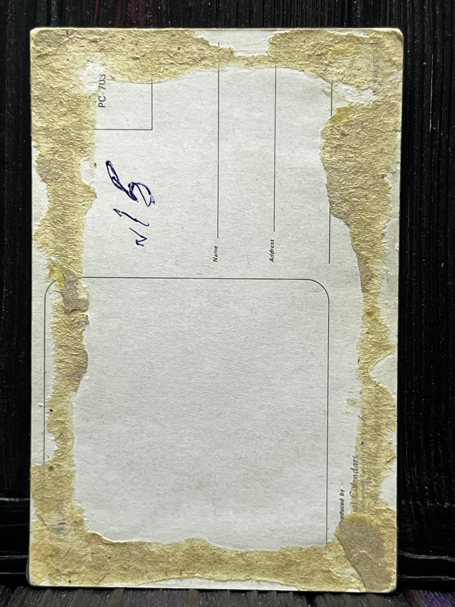 Neelam Kothari * Vintage Bollywood Postcard * (RC) (PC-703) - Image 2