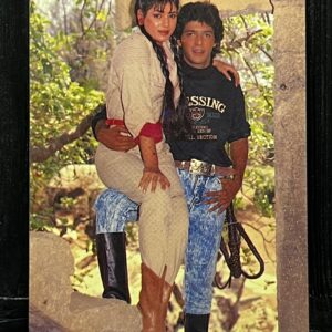 Neelam Kothari Chanky Panday * Vintage Bollywood Postcard * (RC) (PC-787)
