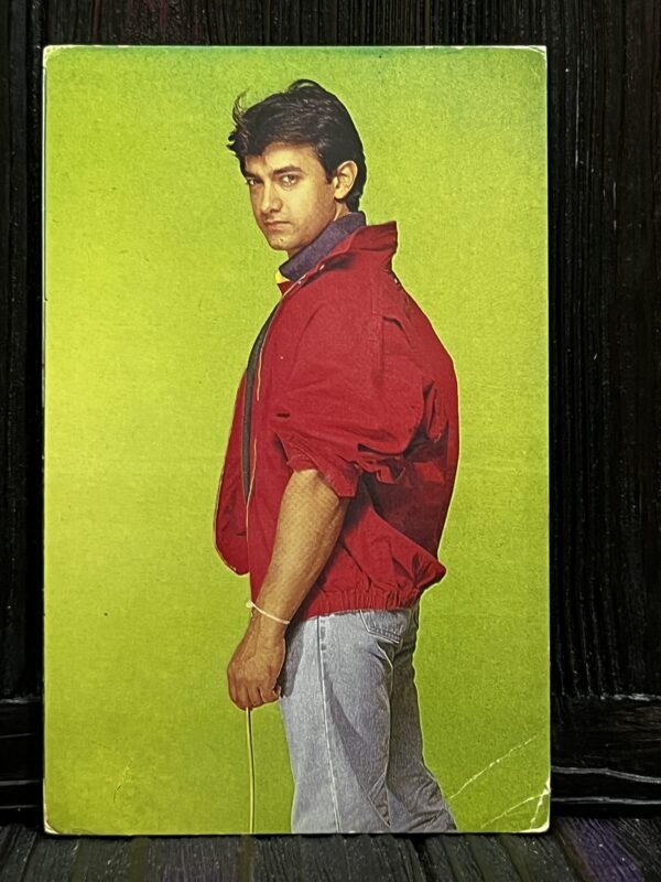 Aamir Khan * Vintage Bollywood Postcard * (Brijbasi) (4280)
