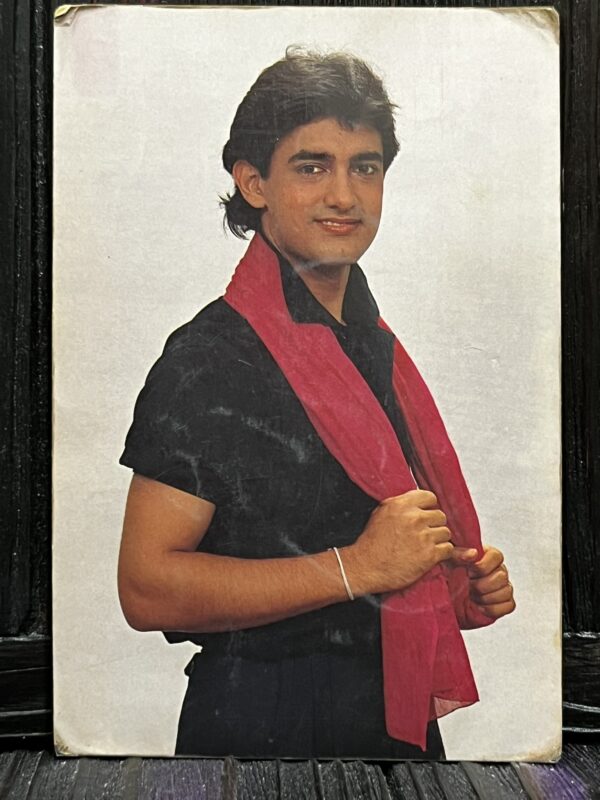 Aamir Khan * Vintage Bollywood Postcard * (RC) (PC-671)