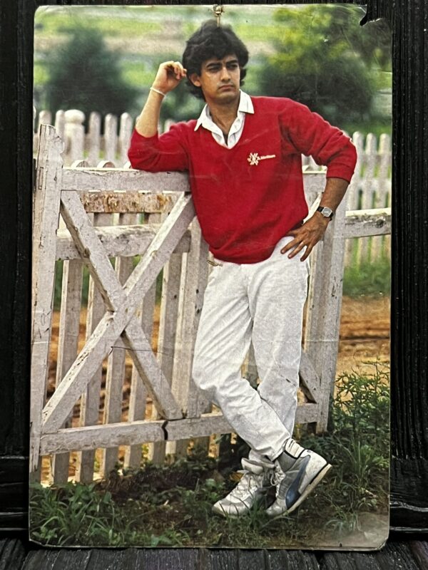 Aamir Khan * Vintage Bollywood Postcard * (BAP) (1392)
