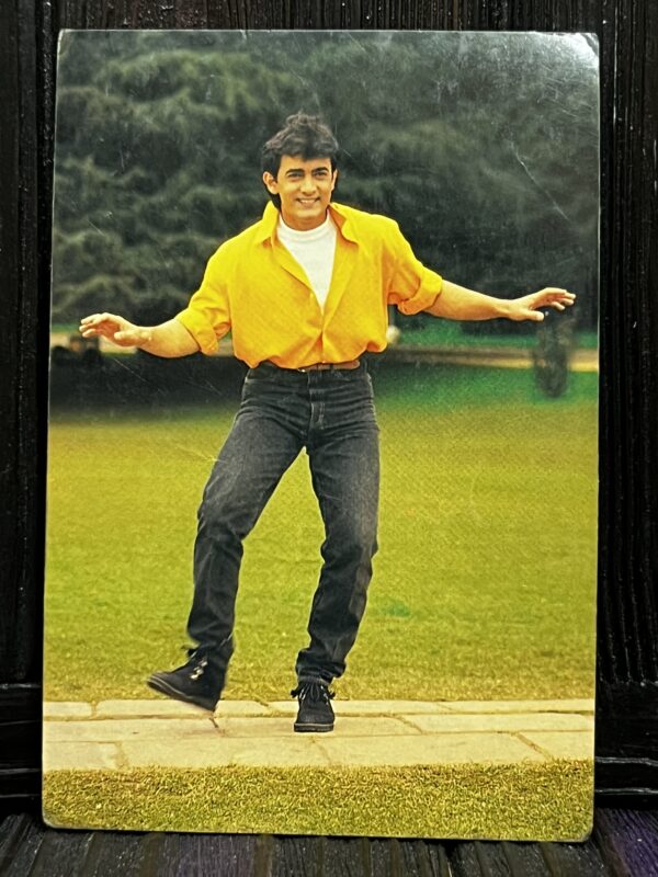 Aamir Khan * Vintage Bollywood Postcard * (RC) (PC-1876)