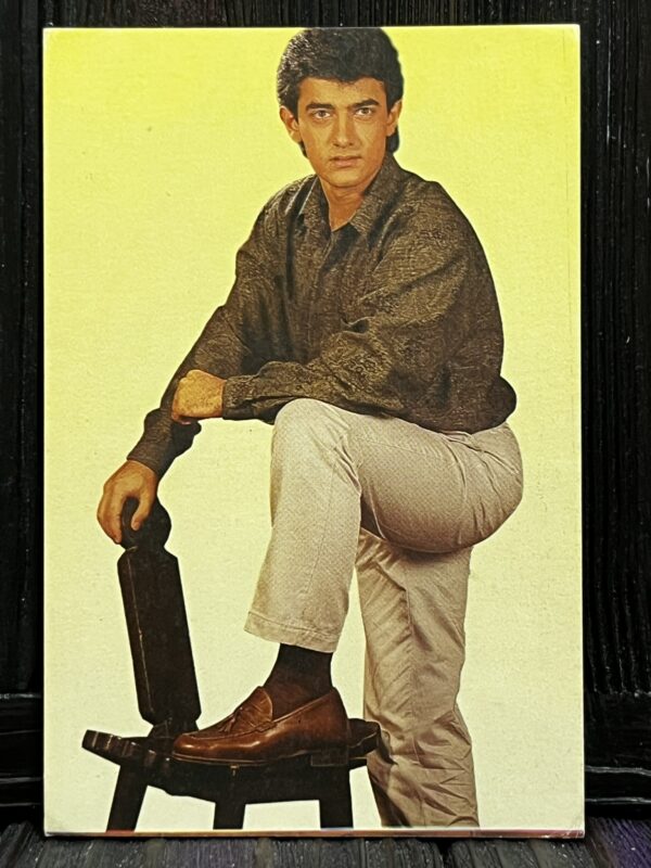 Aamir Khan * Vintage Bollywood Postcard * (Jain) (WN)