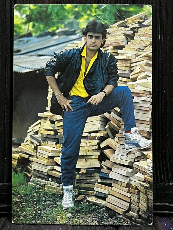 Aamir Khan * Vintage Bollywood Postcard * (BAP) (1387)