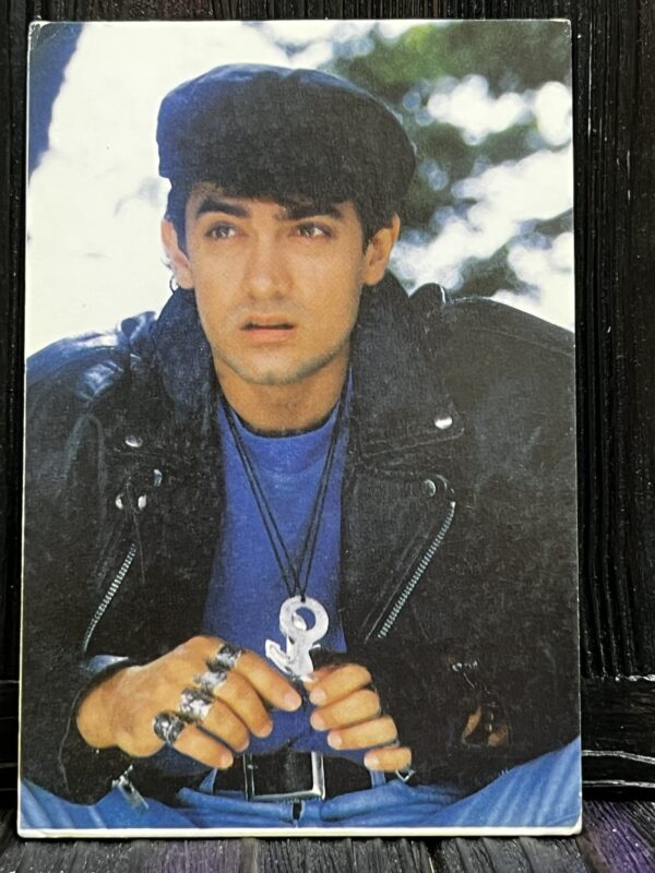 Aamir Khan * Vintage Bollywood Postcard * (Jain) (WN)