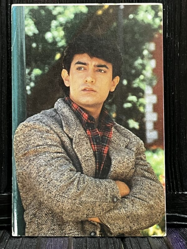 Aamir Khan * Vintage Bollywood Postcard * (Jain) (WN)