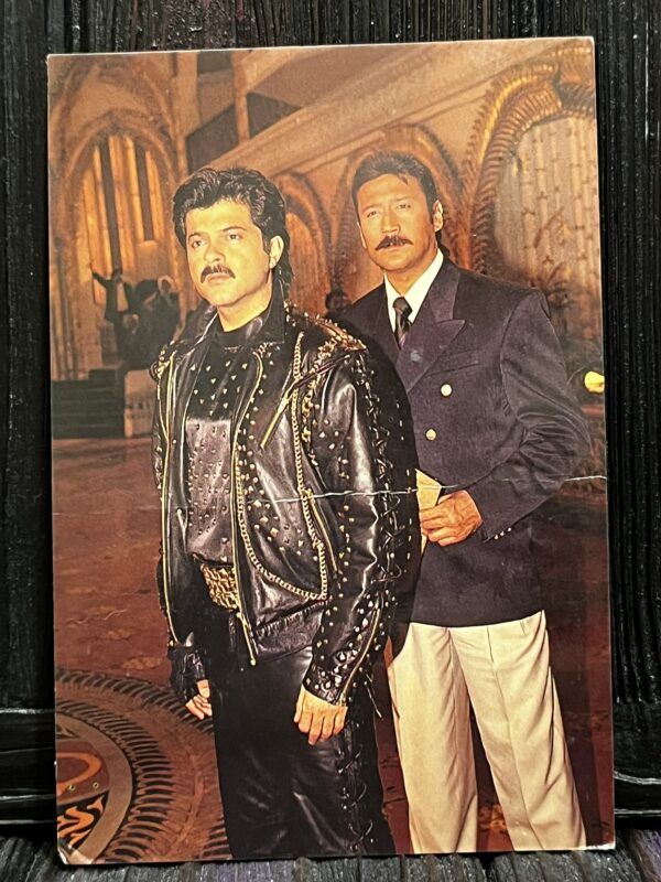 Anil Kapoor Jackie Shroff * Vintage Bollywood Postcard * (RS) (PC-1903)