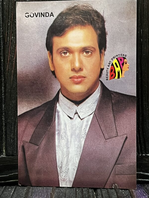 Govinda * Vintage Bollywood Postcard * (BAP) (WN)