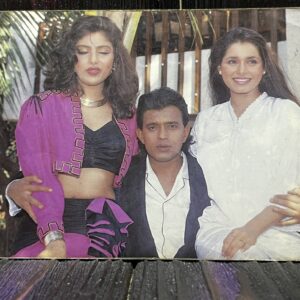 Sonam Neelam Mithun Chakraborty * Vintage Bollywood Postcard * (Venus) (584)