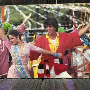 Neelam Kothari Chanky Panday * Vintage Bollywood Postcard * (BAP) (1115)