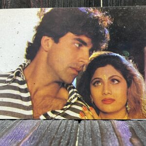 Shilpa Shetty Akshay Kumar * Vintage Bollywood Postcard * (NP) (1881)