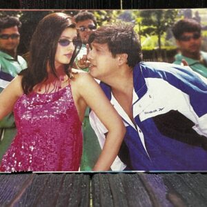 Twinkle Khanna Govinda * Vintage Bollywood Postcard * (Paradise) (WN)