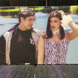Twinkle Khanna Govinda * Vintage Bollywood Postcard * (Paradise) (WN)