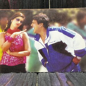 Twinkle Khanna Govinda * Vintage Bollywood Postcard * (Paradise) (WN)