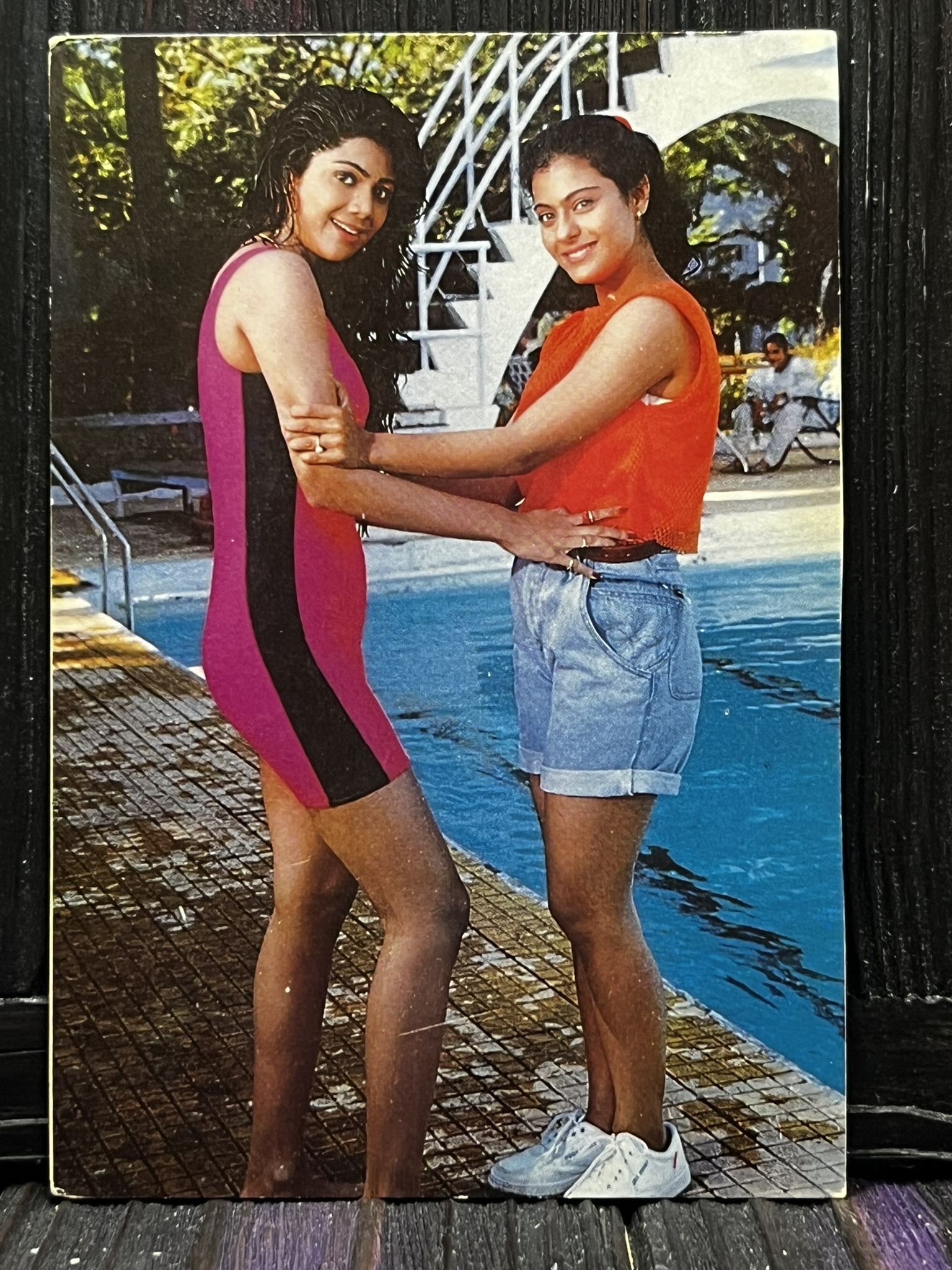 Shilpa Shetty Kajol Devgn * Vintage Bollywood Postcard * (Jain) (5108)