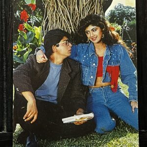 Shilpa Shetty Shahrukh Khan * Vintage Bollywood Postcard * (Jain) (5107)