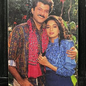 Madhuri Dixit Anil Kapoor * Vintage Bollywood Postcard * (RS) (PC-1489)
