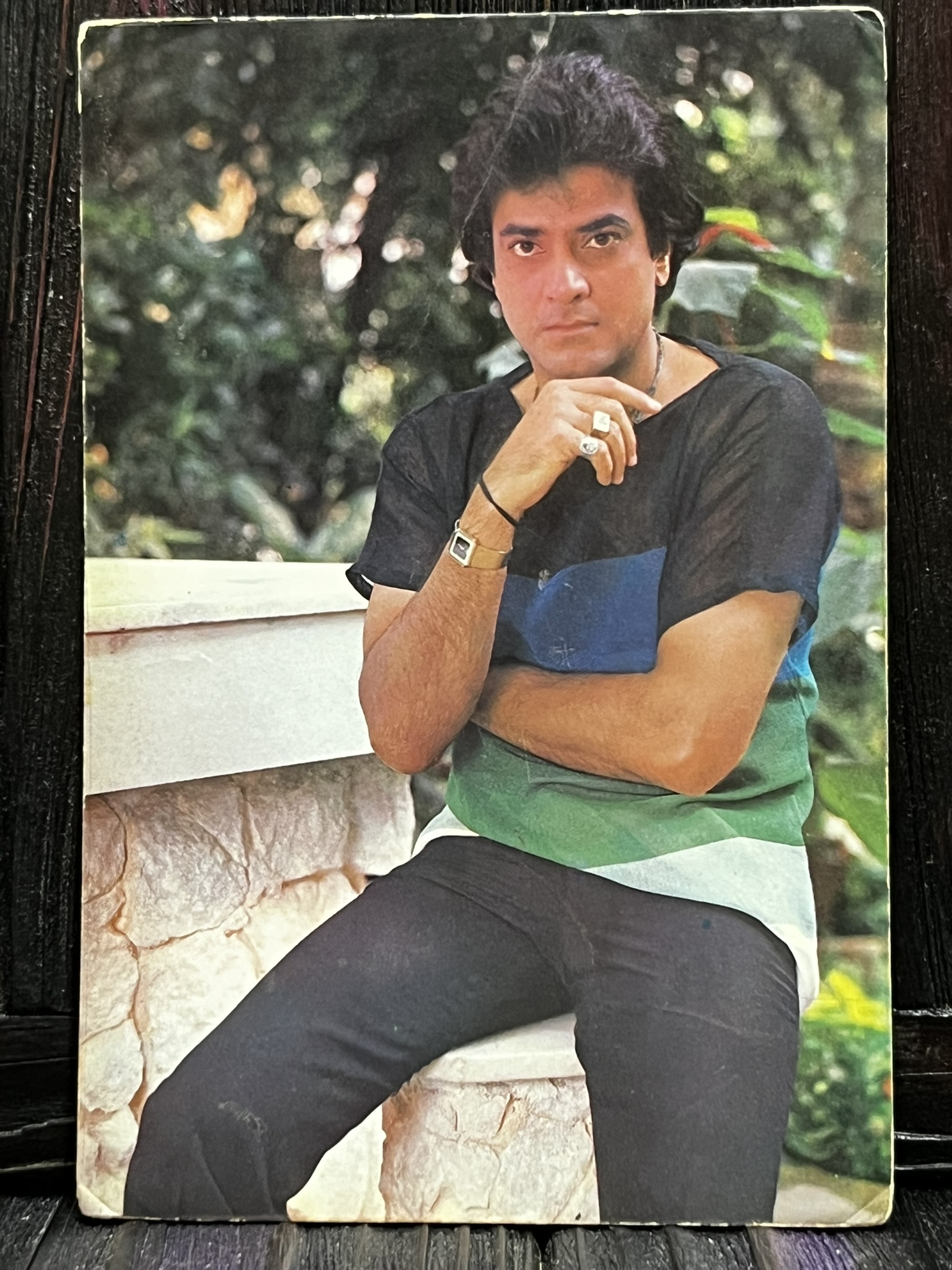 Jeetendra * Vintage Bollywood Postcard * (RC) (PC-210)