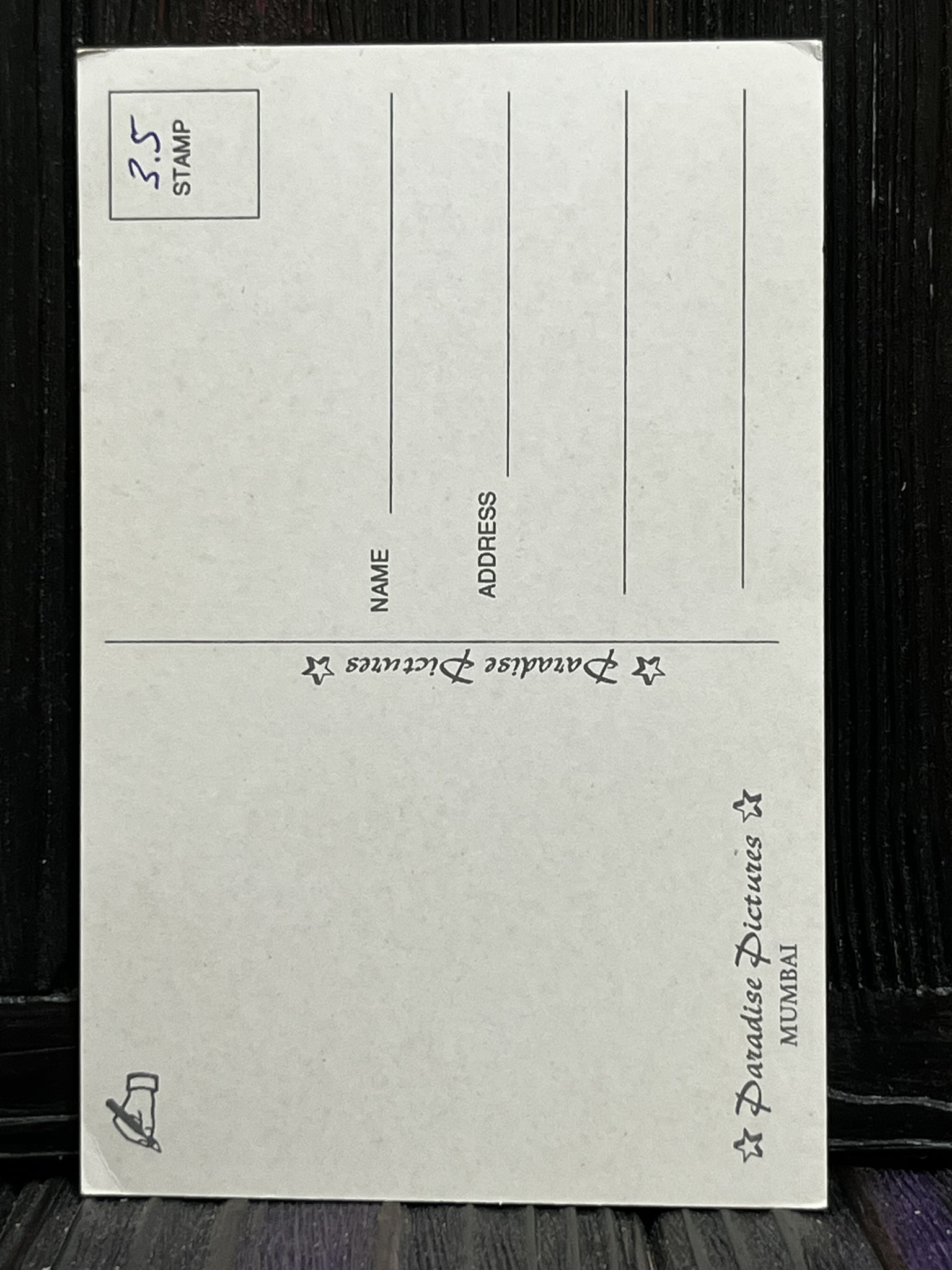 Madhuri Dixit * Vintage Bollywood Postcard * (Paradise) (WN) - Image 2