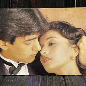 Madhuri Dixit Aamir Khan* Vintage Bollywood Postcard * (UC) (WN)