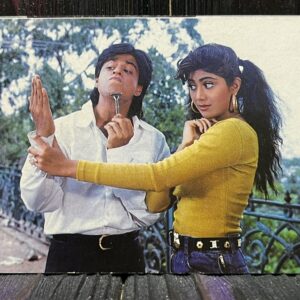 Shilpa Shetty Shahrukh Khan * Vintage Bollywood Postcard * (Jain) (5185)