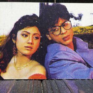 Shilpa Shetty Shahrukh Khan * Vintage Bollywood Postcard * (GR New print) (WN)
