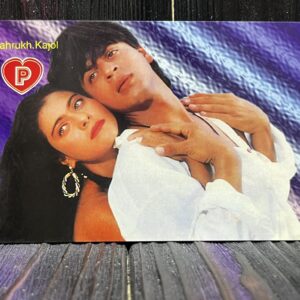 Kajol Devgn Shahrukh Khan * Vintage Bollywood Postcard * (PP) (WN)
