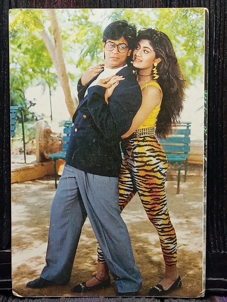 Shilpa Shetty Shahrukh Khan * Vintage Bollywood Postcard * (Card) (WN)