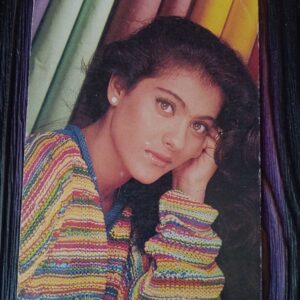 Kajol Devgn * Vintage Bollywood Postcard * (Brijbasi) (2504)