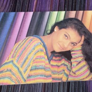 Kajol Devgn * Vintage Bollywood Postcard * (Brijbasi) (3952)