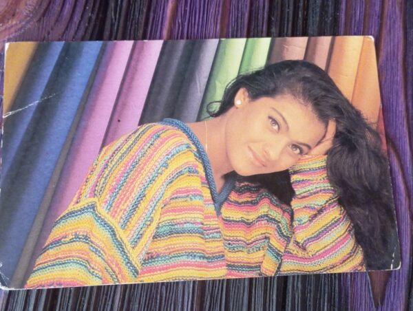 Kajol Devgn * Vintage Bollywood Postcard * (Brijbasi) (3952)