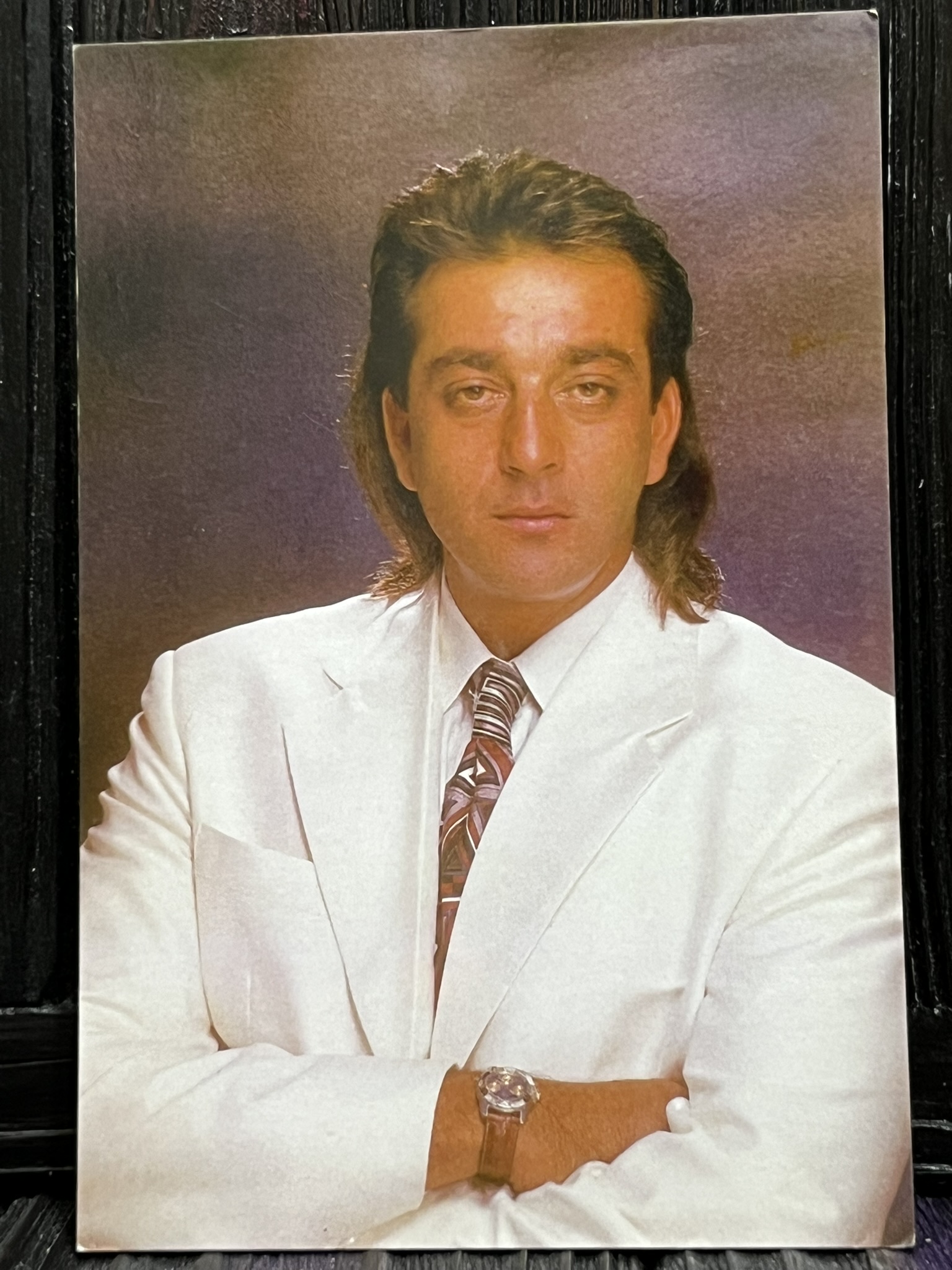 Sanjay Dutt * Vintage Bollywood Postcard * (Ruby) (820)