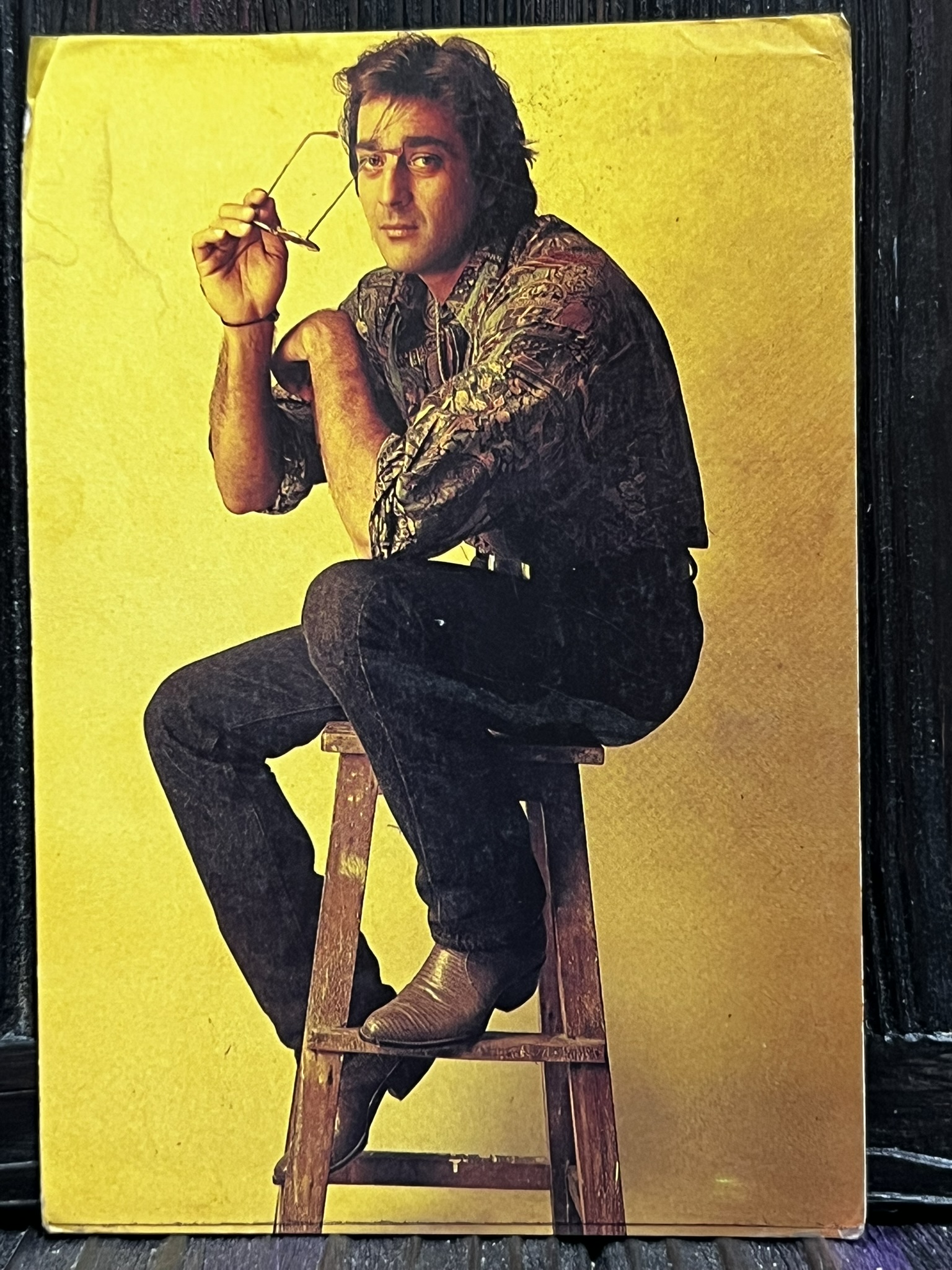 Sanjay Dutt * Vintage Bollywood Postcard * (BAP) (2182)