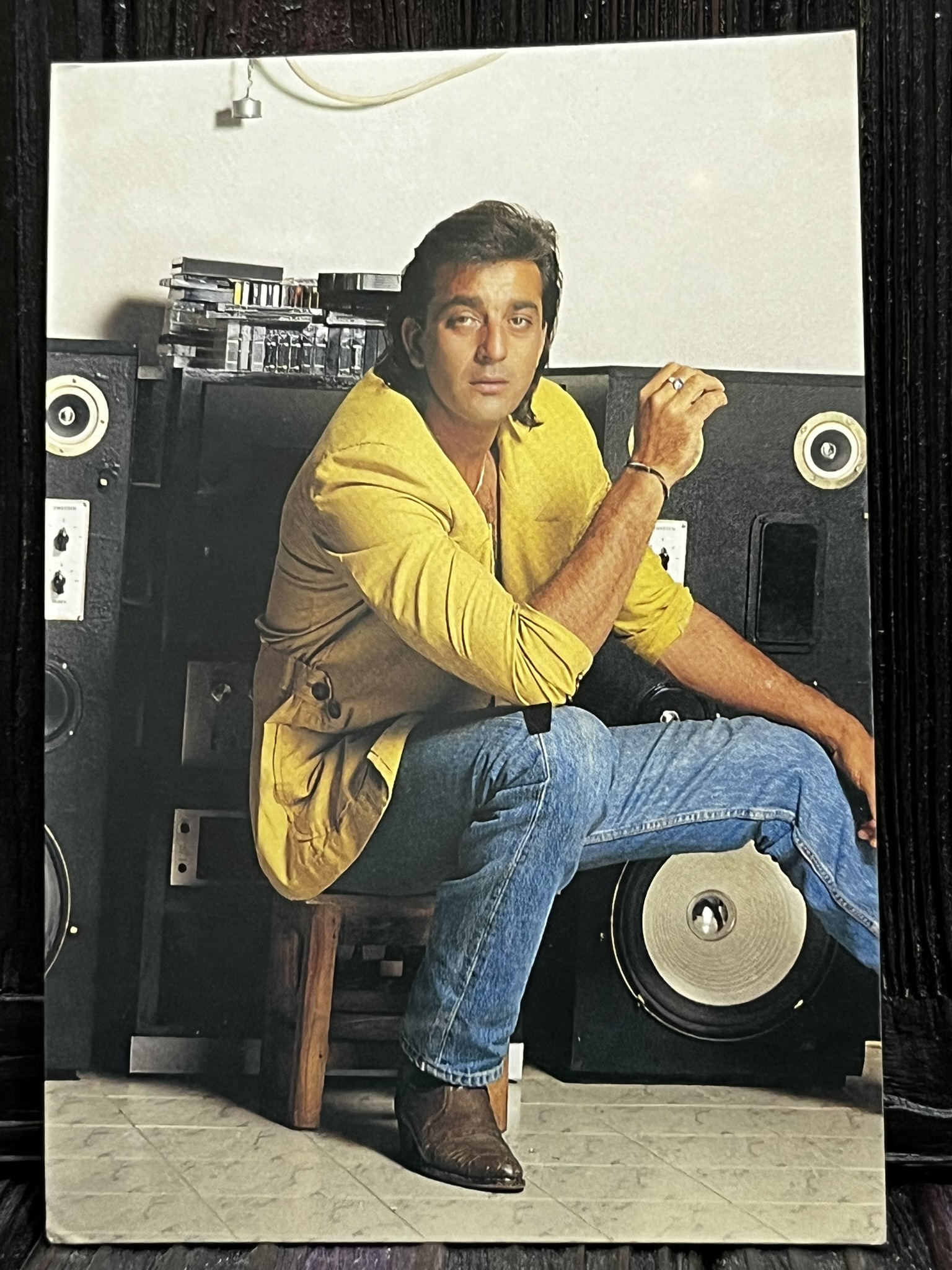 Sanjay Dutt * Vintage Bollywood Postcard * (RS) (1686)