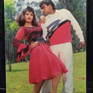 Raveena Tandon Ajay Devgn * Vintage Bollywood Postcard * (Adarah) (WN)