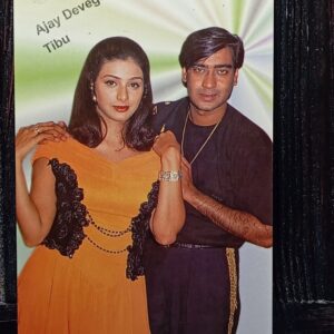 Tabu Ajay Devgn * Vintage Bollywood Postcard * (Ruby) (WN)