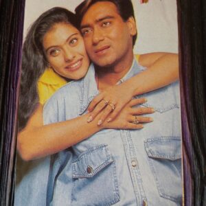 Kajol Ajay Devgn * Vintage Bollywood Postcard * (BAP) (WN)