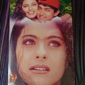 Kajol Juhi Chawla Aamir Khan * Rare Bollywood Postcard * (BAP) (WN)
