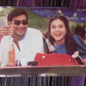 Kajol Ajay Devgn * Vintage Bollywood Postcard * (UC) (WN)