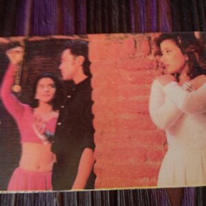 Kajol Manisha Koirala Bobby Deol * Rare Bollywood Postcard * (VPP) (4449)