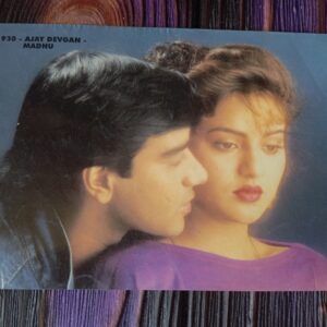 Madhoo Ajay Devgn * Vintage Bollywood Postcard * (RC) (1930)