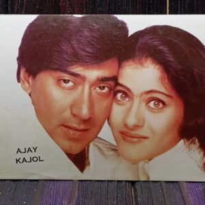 Kajol Ajay Devgn * Vintage Bollywood Postcard * (UC) (WN)